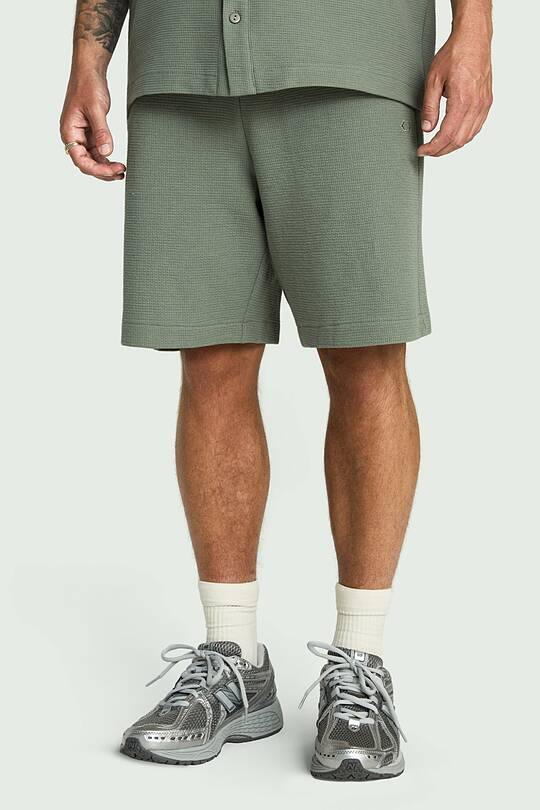 Textured cotton sweatshorts 2 | Audimas