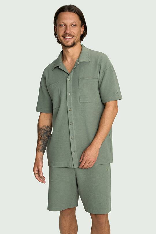 Textured cotton shirt 1 | Audimas