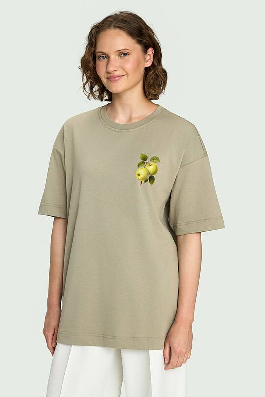 Short sleeves cotton T-shirt "Apples" 2 | Audimas