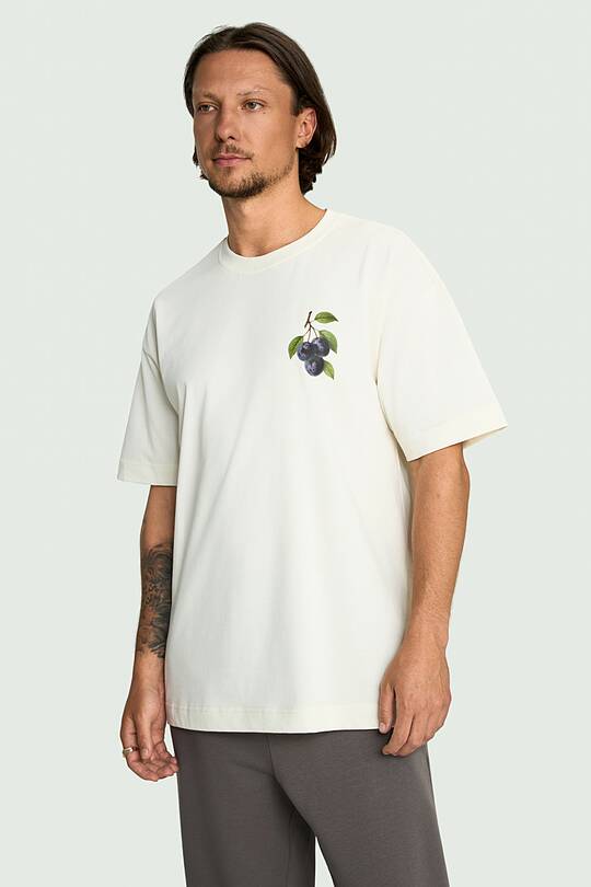 Short sleeves cotton T-shirt "Plums" 2 | Audimas