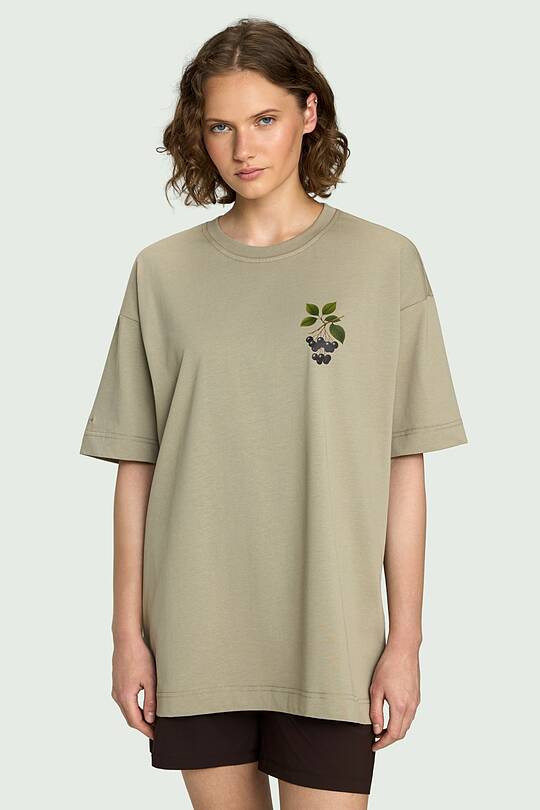 Short sleeves cotton T-shirt "Chokeberries" 2 | Audimas