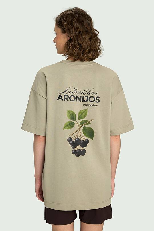 Short sleeves cotton T-shirt "Chokeberries" 2 | Audimas