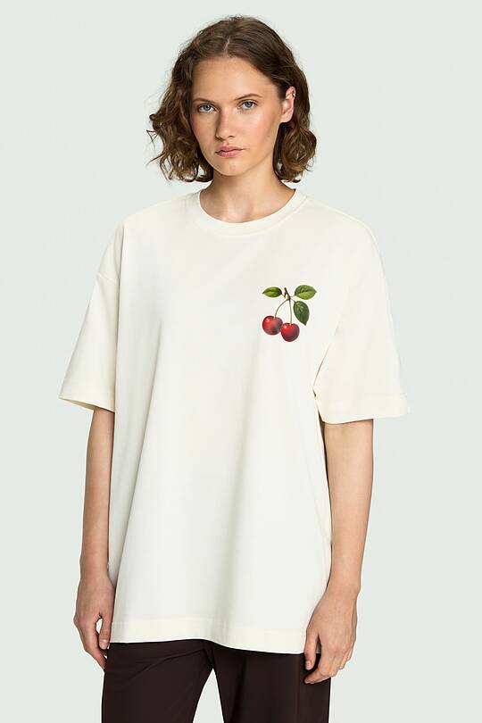 Short sleeves cotton T-shirt "Cherry" 2 | Audimas