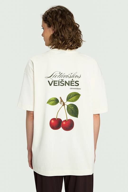 Short sleeves cotton T-shirt "Cherry" 2 | Audimas