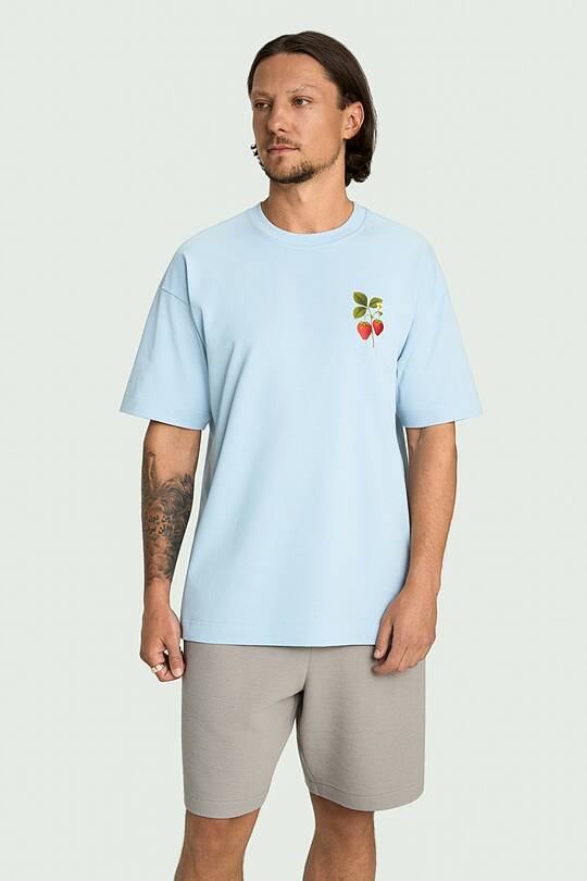 Short sleeves cotton T-shirt "Strawberry" 1 | Audimas
