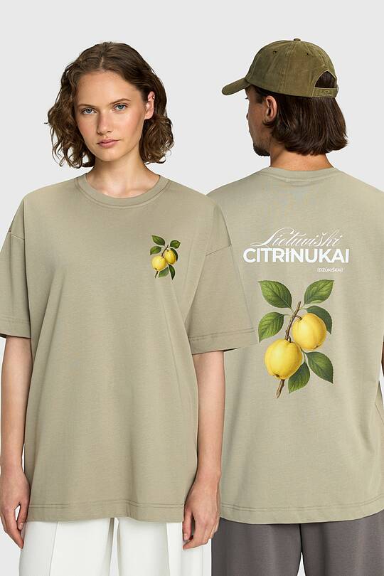 Short sleeves cotton T-shirt "Quinces" 1 | Audimas