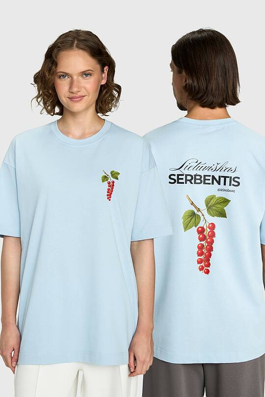 Short sleeves cotton T-shirt "Currants" 1 | Audimas