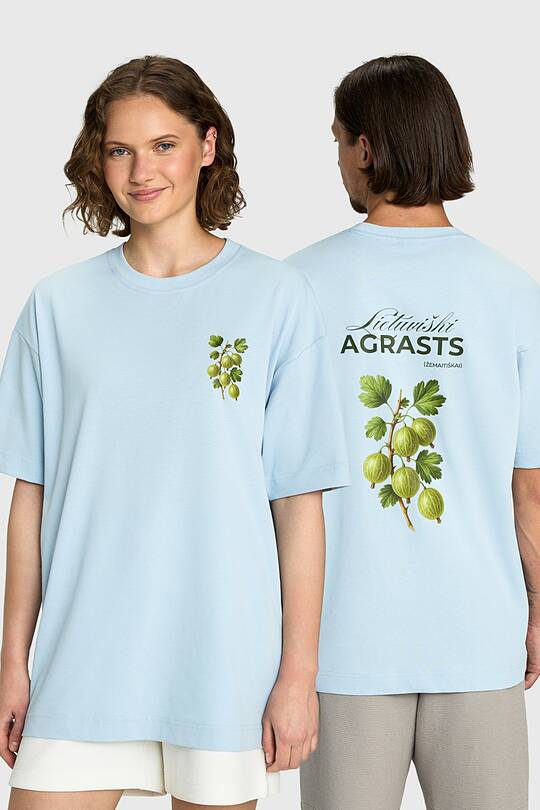 Short sleeves cotton T-shirt "Gooseberry" 1 | Audimas