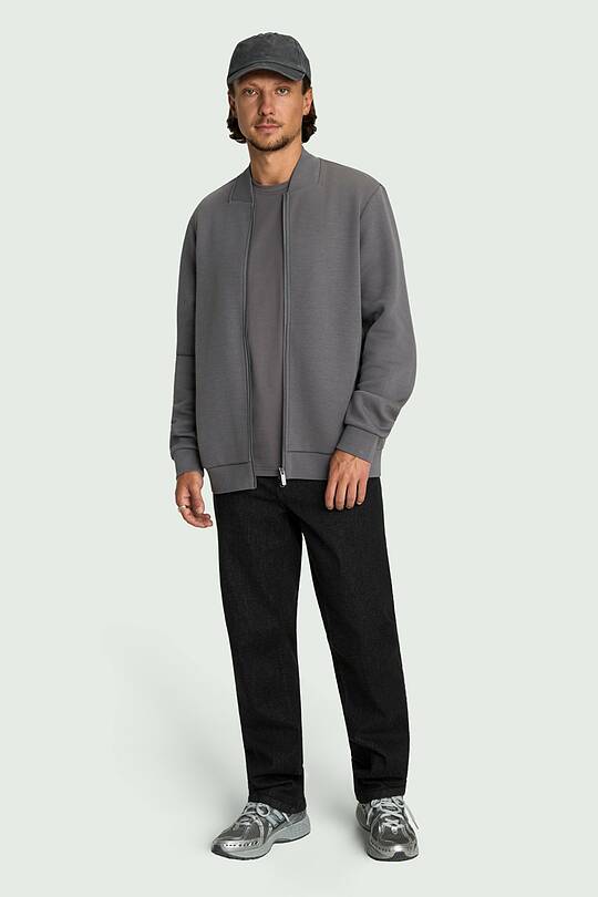 Cotton interlock bomber jacket 1 | Audimas
