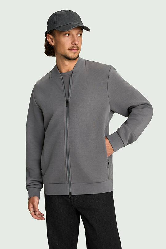 Cotton interlock bomber jacket 2 | Audimas