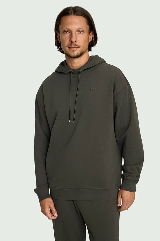 Cotton French terry hoodie 1 | Audimas