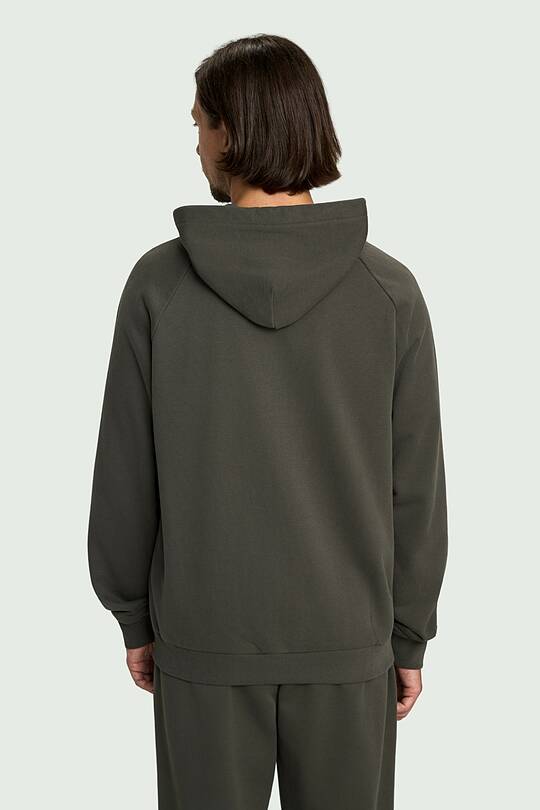 Cotton French terry full-zip hoodie 2 | Audimas