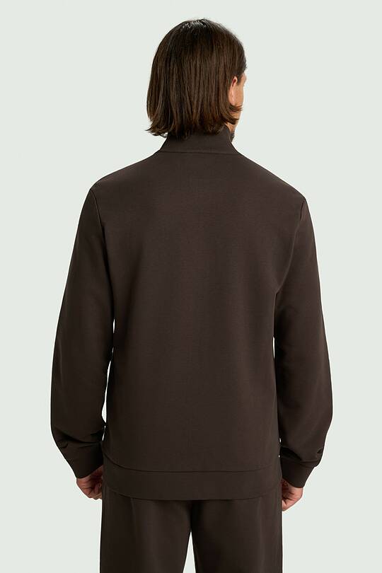 Cotton French terry full-zip sweatshirt 2 | Audimas