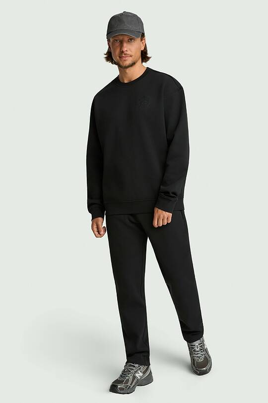 Straight fit cotton pique sweatpants 1 | Audimas