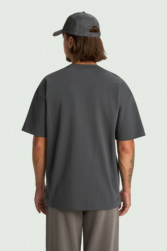 Oversized short sleeve cotton T-shirt 2 | Audimas