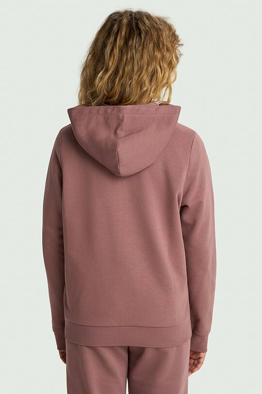 Cotton French terry full-zip hoodie 2 | Audimas