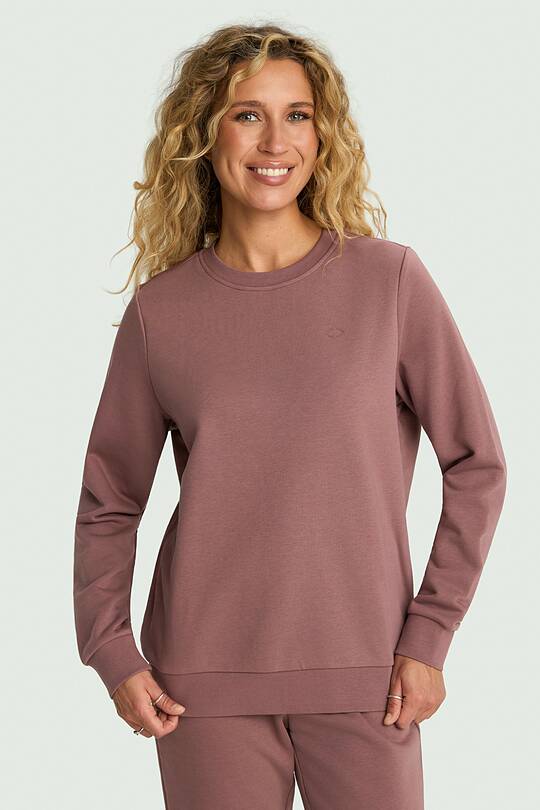 Cotton French terry crewneck sweatshirt 1 | Audimas