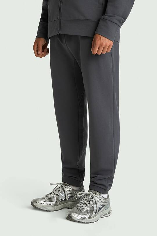 Tapered fit cotton French terry sweatpants 2 | Audimas