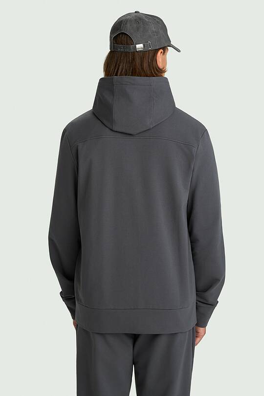 Cotton French terry full-zip hoodie 2 | Audimas