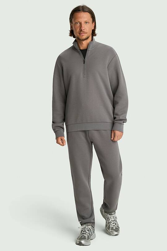 Tapered fit cotton interlock  sweatpants 1 | Audimas