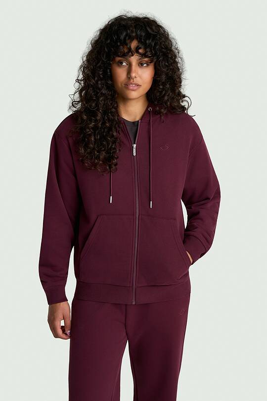 Cotton French terry full-zip hoodie 1 | Audimas