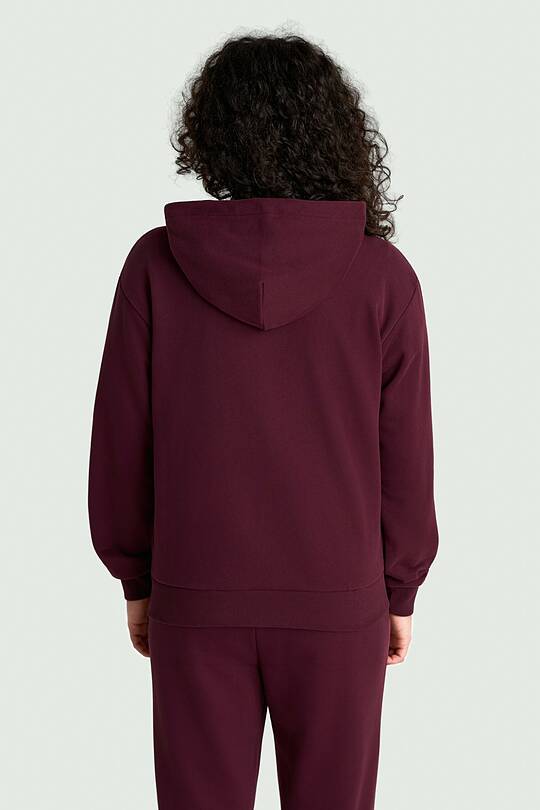 Cotton French terry full-zip hoodie 2 | Audimas