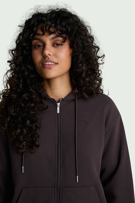 Cotton French terry full-zip hoodie 2 | Audimas