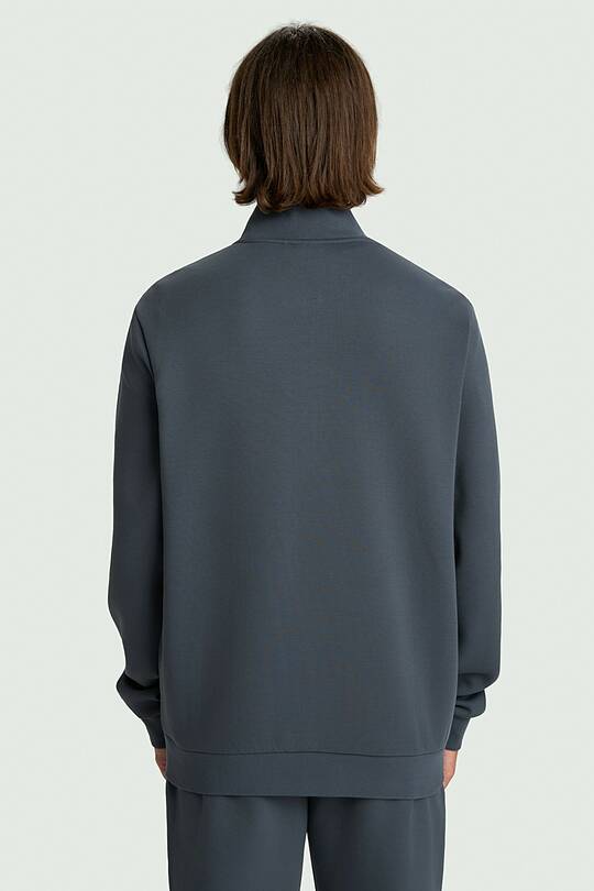 Cotton pique full-zip jacket 2 | Audimas