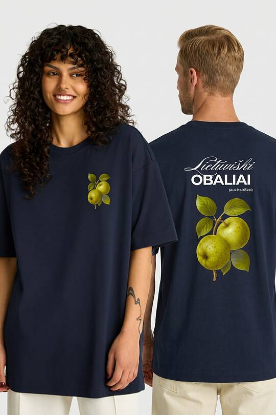 Short sleeves cotton T-shirt "Apples" 1 | Audimas