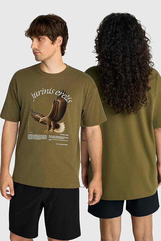 Short sleeves cotton T-shirt "Sea Eagle" 1 | Audimas