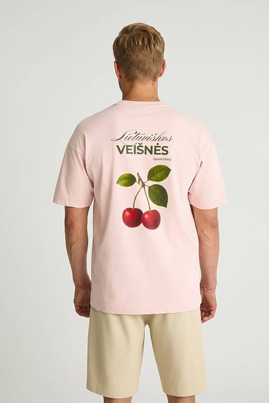 Short sleeves cotton T-shirt "Cherry" 2 | Audimas