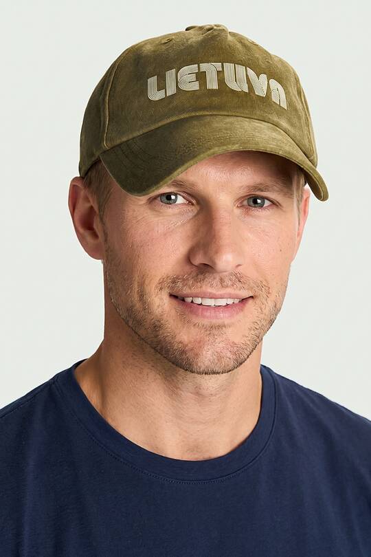 National collection retro washed cotton cap 2 | Audimas
