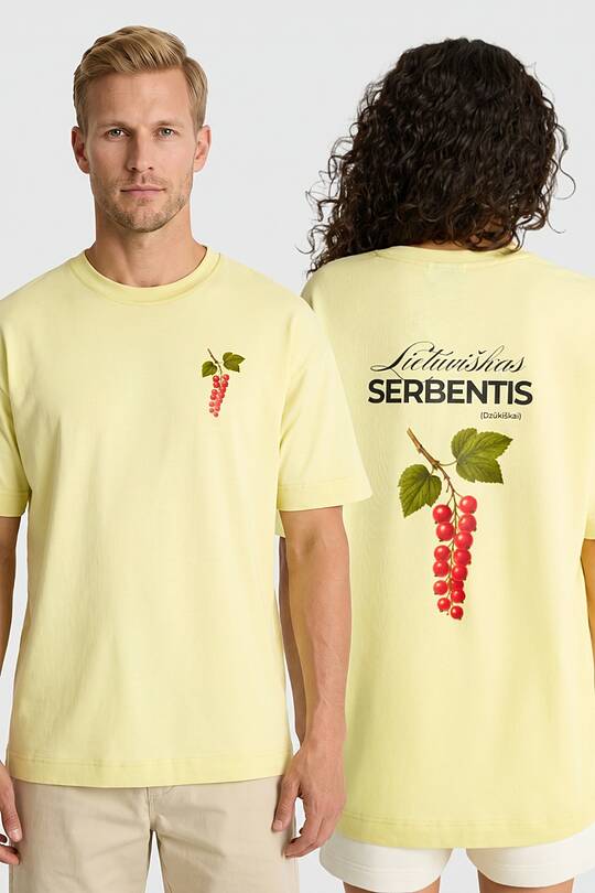 Short sleeves cotton T-shirt "Currants" 1 | Audimas