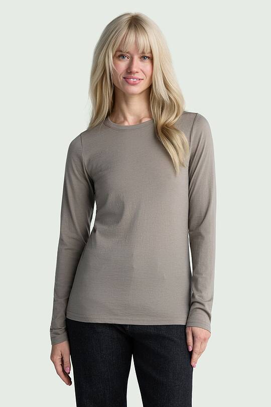 Lightweight merino wool long sleeve top 1 | Audimas