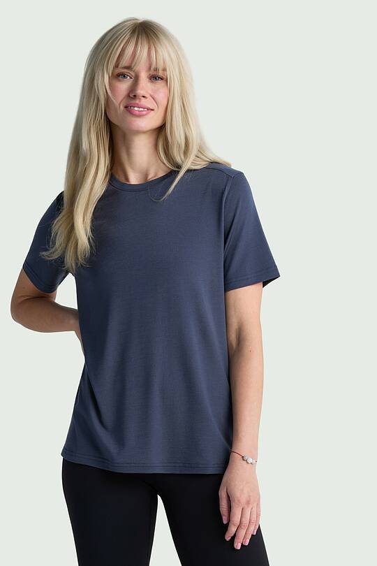 Lyocell and merino wool blend T-shirt 1 | Audimas