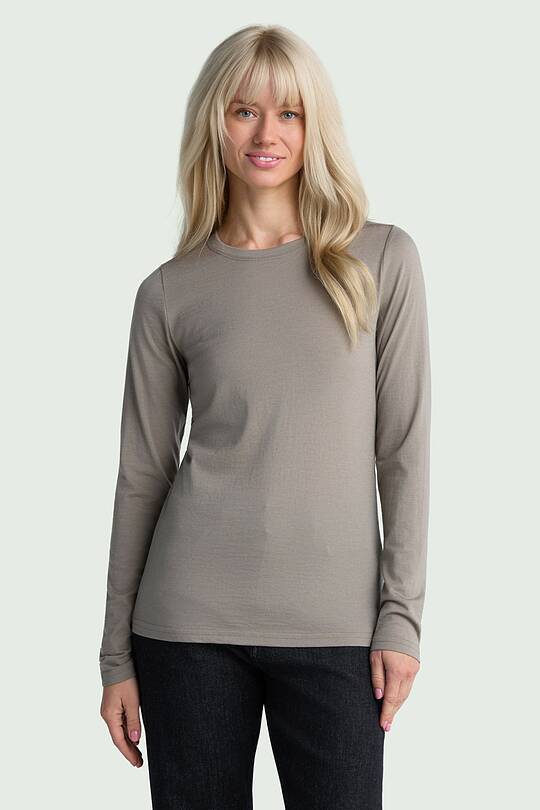 Lightweight merino wool long sleeve top 1 | Audimas
