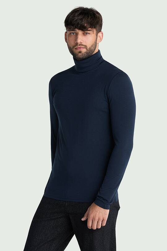 Lightweight merino wool roll neck top 1 | Audimas