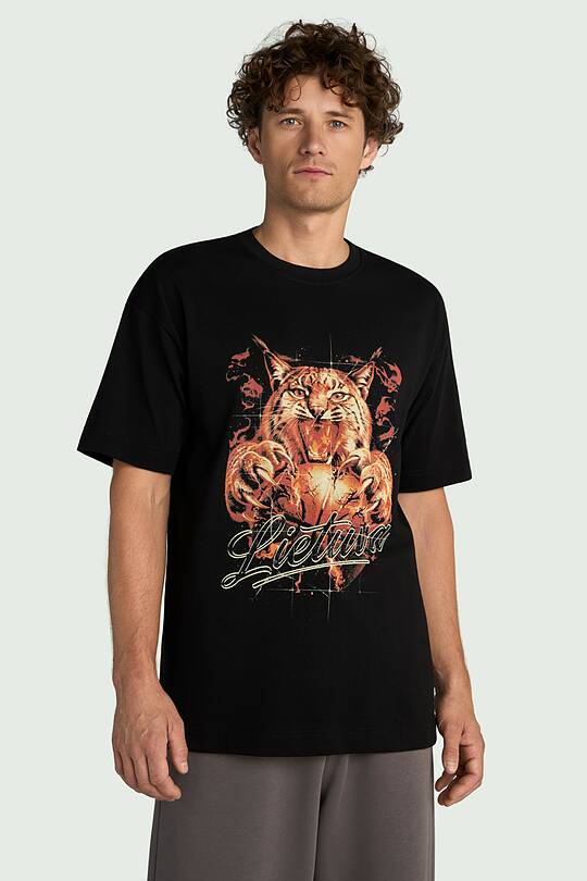 Short sleeves cotton T-shirt "Wild strength" 2 | Audimas