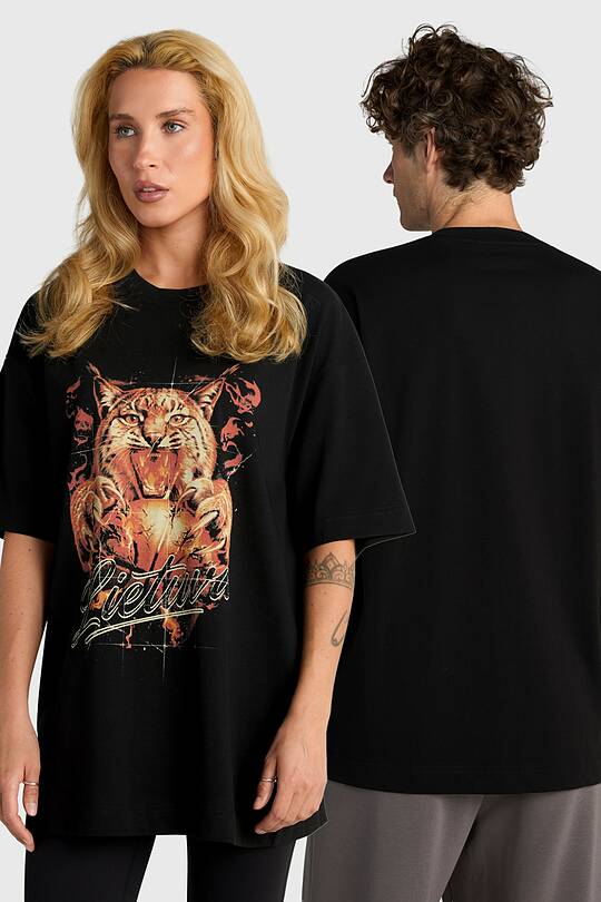 Short sleeves cotton T-shirt "Wild strength" 1 | Audimas
