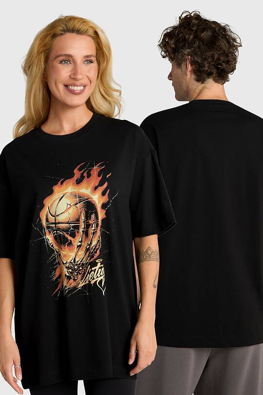 Short sleeves cotton T-shirt "Unbreakable" 1 | Audimas