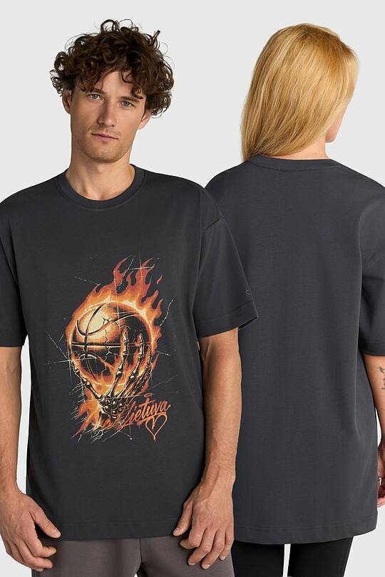 Short sleeves cotton T-shirt "Unbreakable" 1 | Audimas