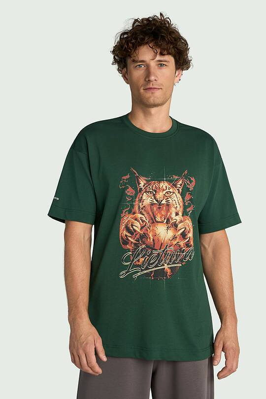 Short sleeves cotton T-shirt "Wild strength" 2 | Audimas