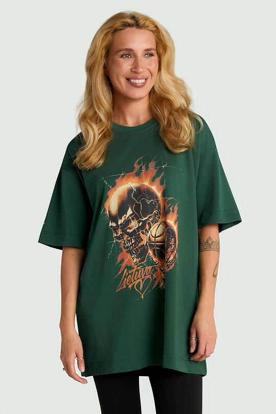 Short sleeves cotton T-shirt "Fighting Spirit" 2 | Audimas