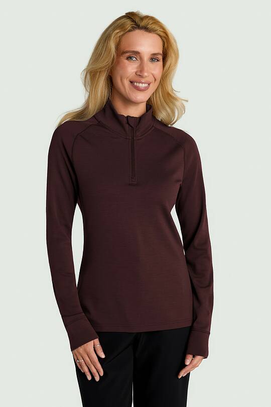Merino wool half-zip sweatshirt 1 | Audimas