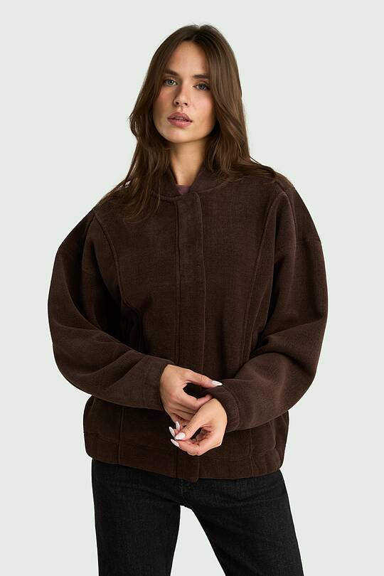 Velour bomber jacket 2 | Audimas