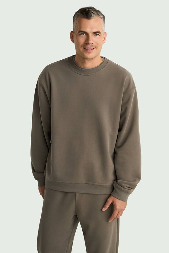 Oversized heavy-weight cotton sweatshirt 1 | Audimas