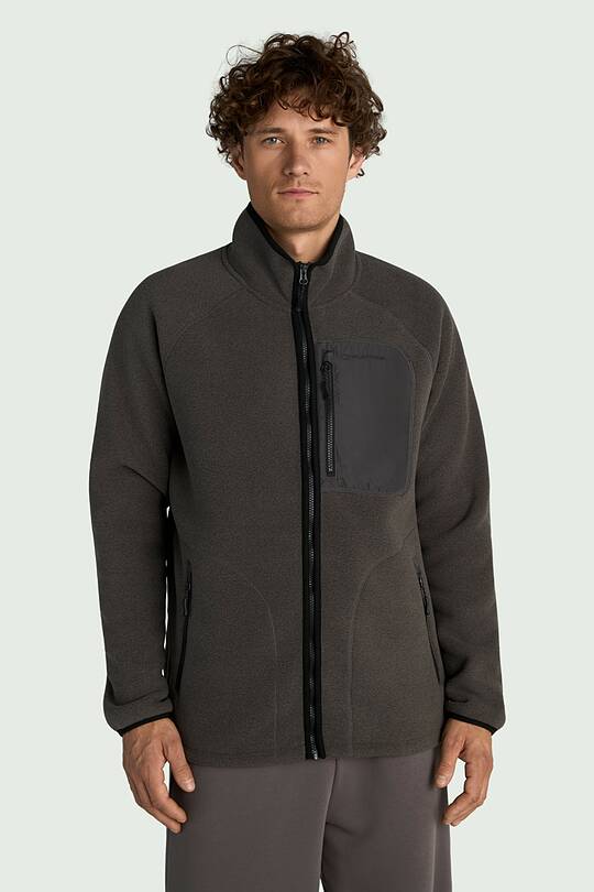 Sherpa fleece full-zip jacket 1 | Audimas