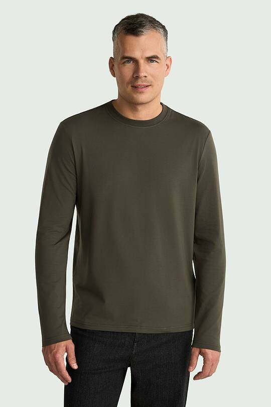 Long sleeve cotton T-shirt 1 | Audimas