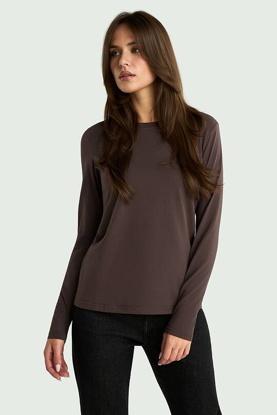 Cotton T-shirt with long sleeves 1 | Audimas