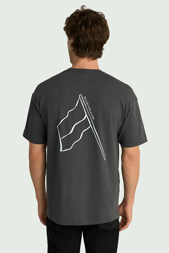 Unisex short-sleeve cotton T-shirt "Flag" 1 | Audimas